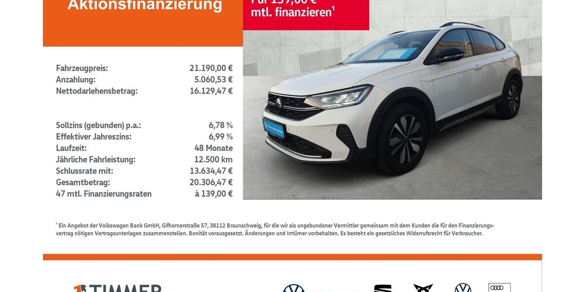 VW Taigo 19.879 km 20.220 &euro; Borken 46325