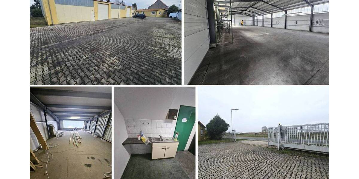 Pfeilerfreie Lagerhalle mit 2 Rolltoren, Büro, Lager, Teeküche, WC & zusätzl. Freifläche zimmer