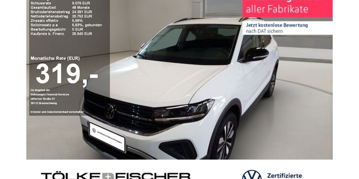 VW T-Cross 9.184 km 25.940 &euro; Krefeld 47805