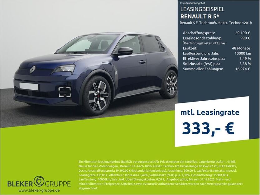 Renault R 5 1.500 km 29.190 € Münster - Amelsbüren 48163