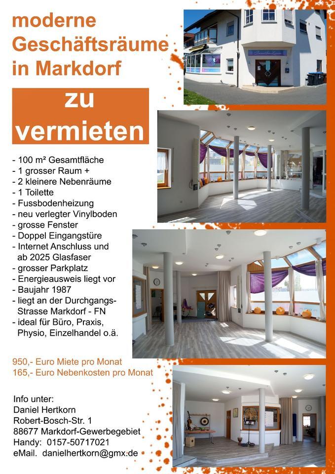 100 qm Gewerbefläche Einzelhandel Praxis in Markdorf mieten