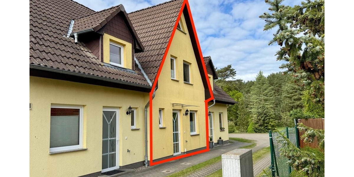 HORN IMMOBILIEN++ Wesenberg a. d. Bundeswasserstraße, gepflegtes RMH mit großem Grundstück und vielen Extras - Reihenmittelhaus Wesenberg | Angebot:26779946