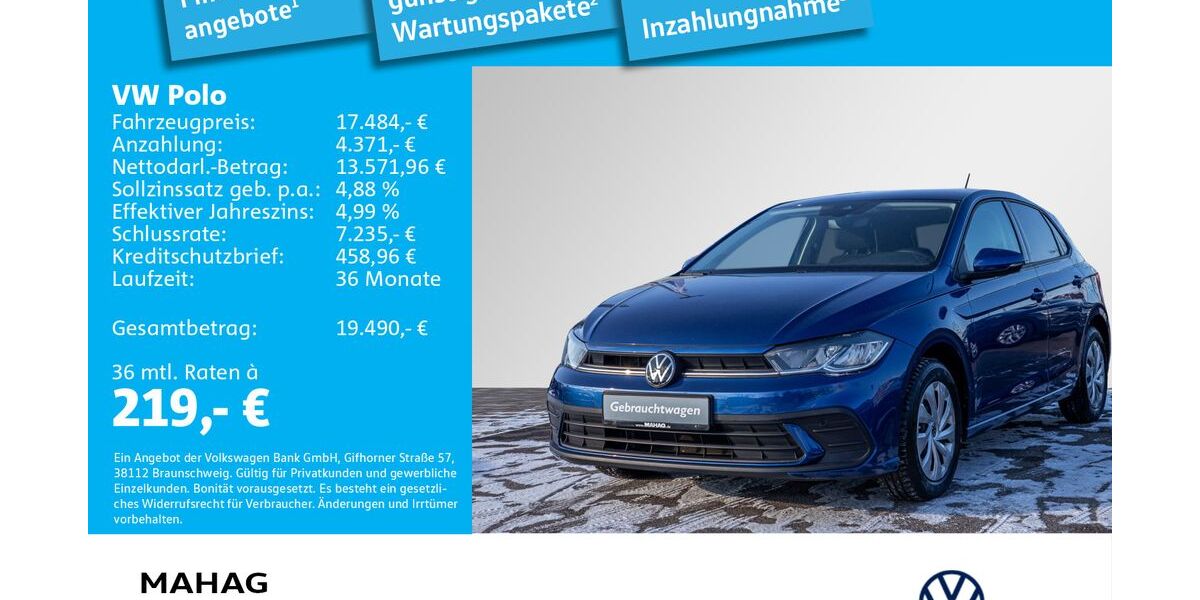 VW Polo 33.276 km 16.985 &euro; Dachau 85221