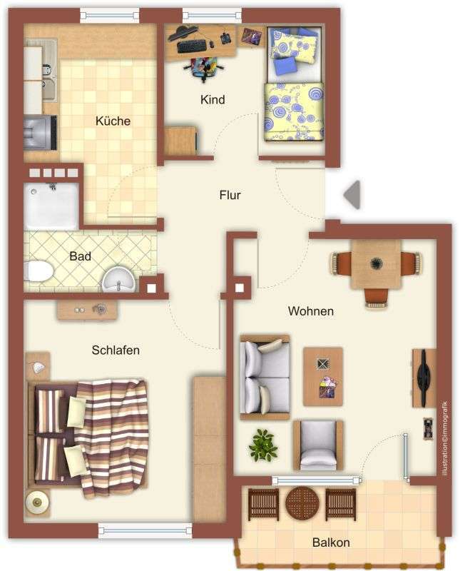 Wohnung zum Mieten in Mönchengladbach 499 € 47 m²