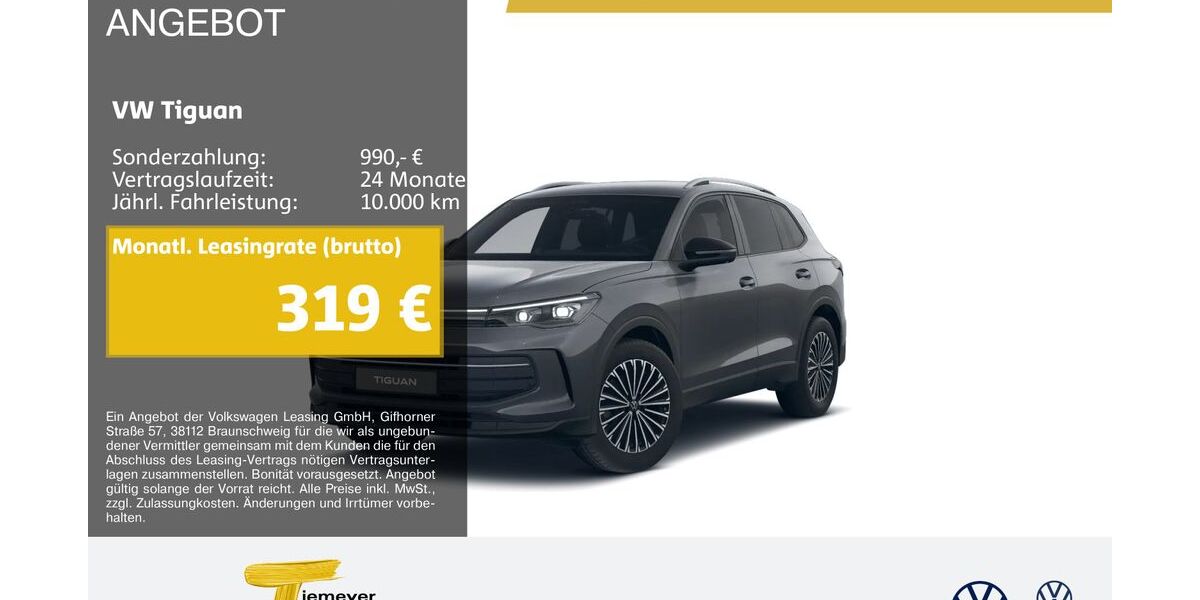 VW Tiguan 13.670 km 34.790 &euro; Marl 45770
