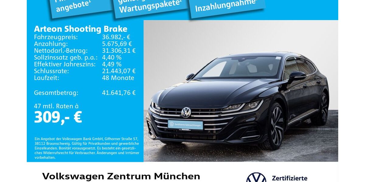 VW Arteon 34.367 km 34.497 &euro; München 80687