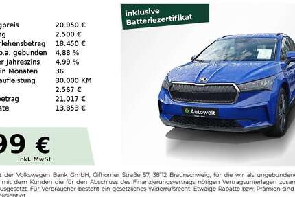 Skoda Enyaq 23.950 km 20.950 &euro; Lauf an der Pegnitz 91207