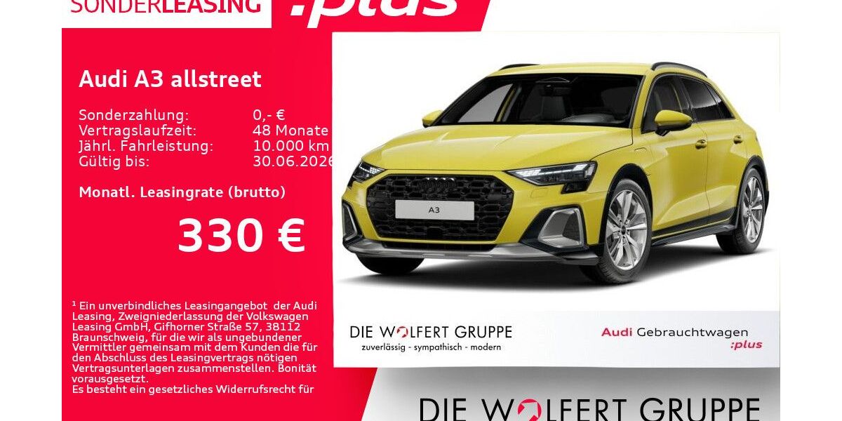 Audi A3 5.726 km 33.875 &euro; Großwallstadt 63868