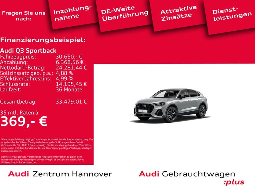 Audi Q3 74.651 km 29.990 € Hannover 30179