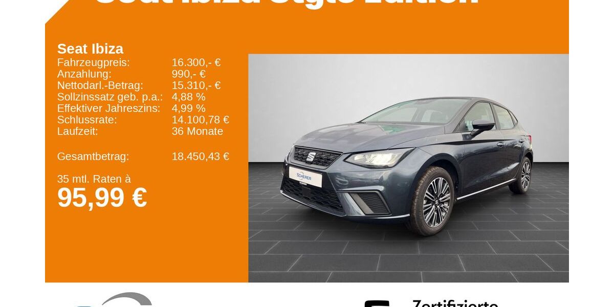 Seat Ibiza 17.028 km 16.300 &euro; Mayen 56727