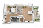 Etagenwohnung Titisee-Neustadt Neustadt - 2 Zimmer, 57 m&sup2;, 303.000&euro; | Angebot:25671477