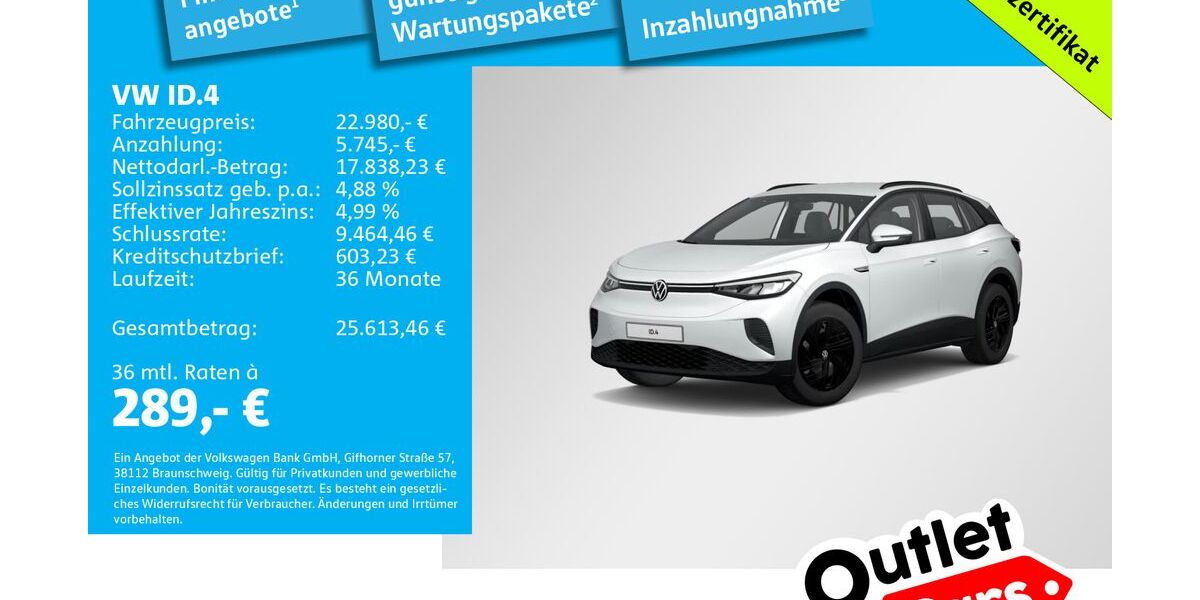 VW ID.4 119.869 km 22.980 &euro; Dachau 85221
