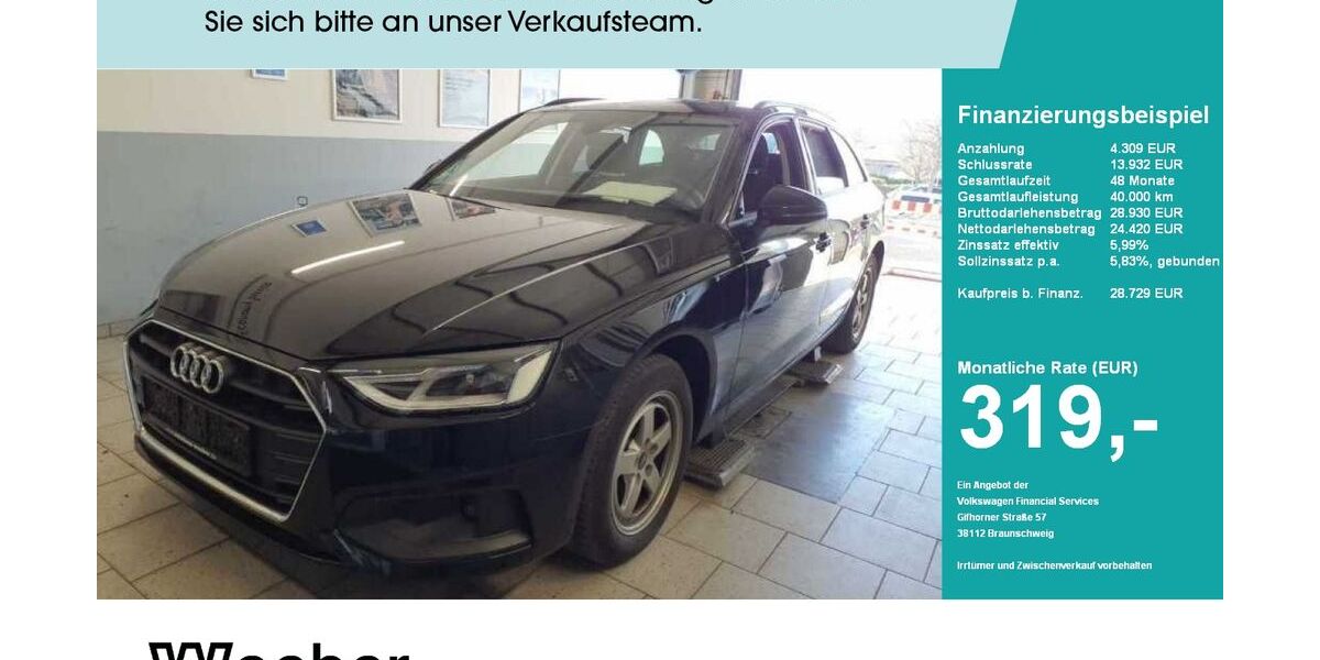 Audi A4 31.800 km 27.589 &euro; Calw 75365