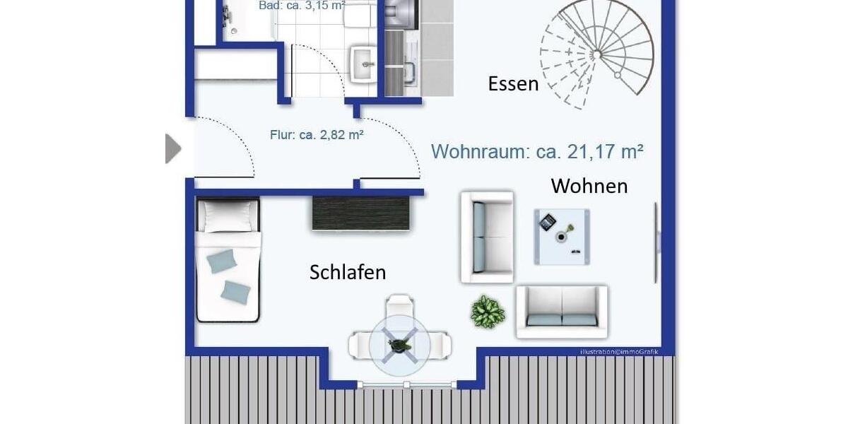 Maisonettenwohnung Kiel Gaarden-Ost - 2 Zimmer, 59 m&sup2;, 700&euro; | Angebot:26374311