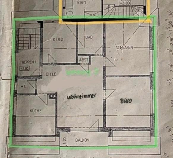 Dachgeschoßwohnung Ankum - 3 Zimmer, 95 m&sup2;, 650&euro; | Angebot:26401438