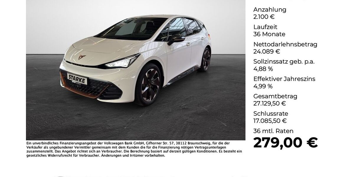 Cupra Born 28.906 km 26.189 &euro; Osnabrück 49078