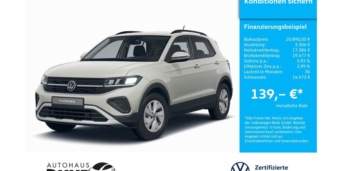 VW T-Cross 9.528 km 20.890 &euro; Dinklage 49413
