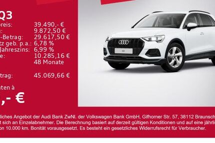 Audi Q3 7.200 km 39.490 € Gersthofen 86368