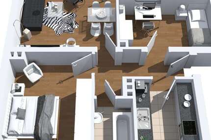 Wohnung zum Mieten in Herne 479 € 56.09 m² 3 zimmer