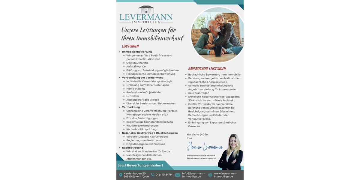 Etagenwohnung Sande - 1 Zimmer, 32 m&sup2;, 598&euro; | Angebot:24554859