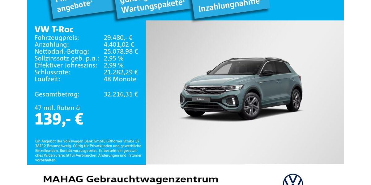 VW T-Roc 21.138 km 29.480 &euro; München 80935
