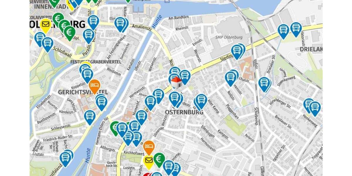 Barrierearmes Büro, sehr zentral mit Stellplatz in OldenburgOsternburg 1 zimmer