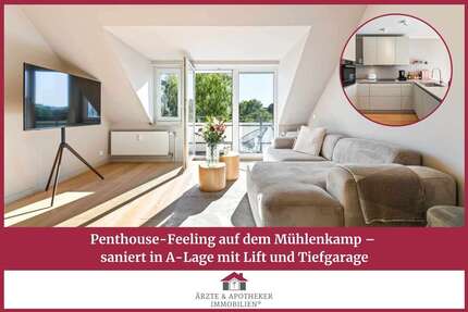 Wohnung Hamburg Winterhude - 2 Zimmer, 54 m&sup2;, 698.000&euro; | Angebot:27113055