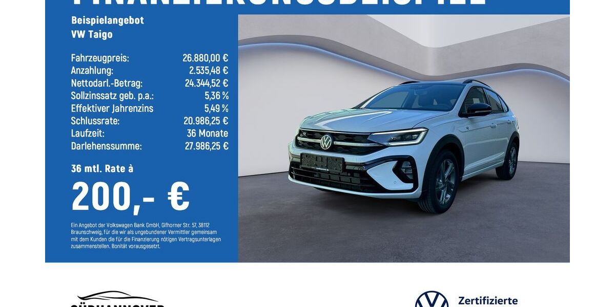 VW Taigo 9.511 km 26.880 &euro; Göttingen 37081