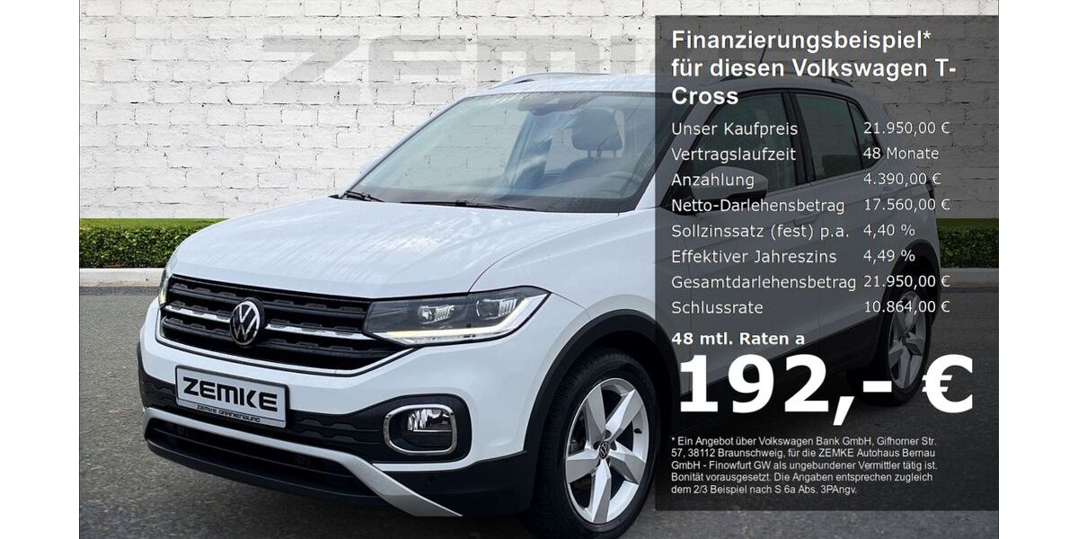 VW T-Cross 39.637 km 21.475 &euro; Oranienburg 16515