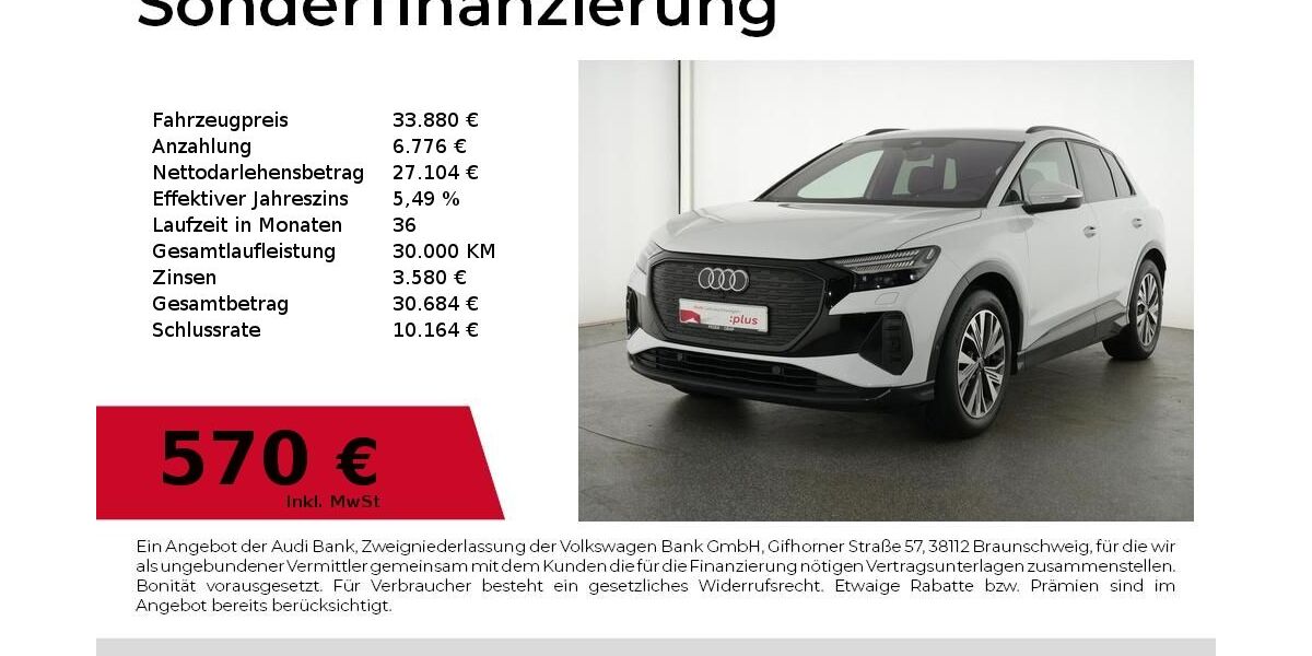 Audi Q4 e-tron 60.871 km 33.880 &euro; Nürnberg 90441
