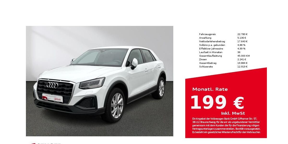 Audi Q2 64.262 km 22.780 &euro; Bielefeld 33609