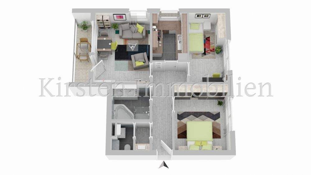 Etagenwohnung Haigerloch Owingen - 3 Zimmer, 80 m&sup2;, 199.000&euro; | Angebot:25741054