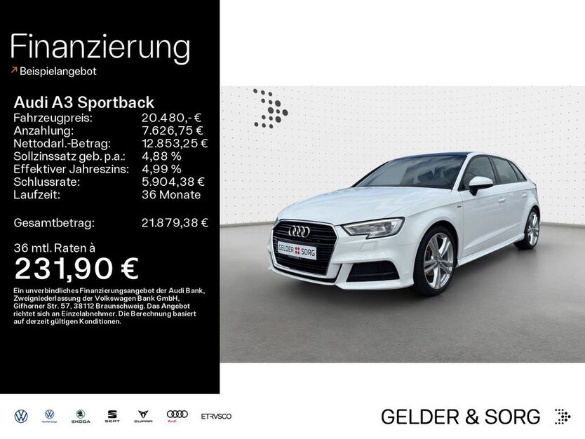 Audi A3 33.250 km 20.480 € Lichtenfels 96215