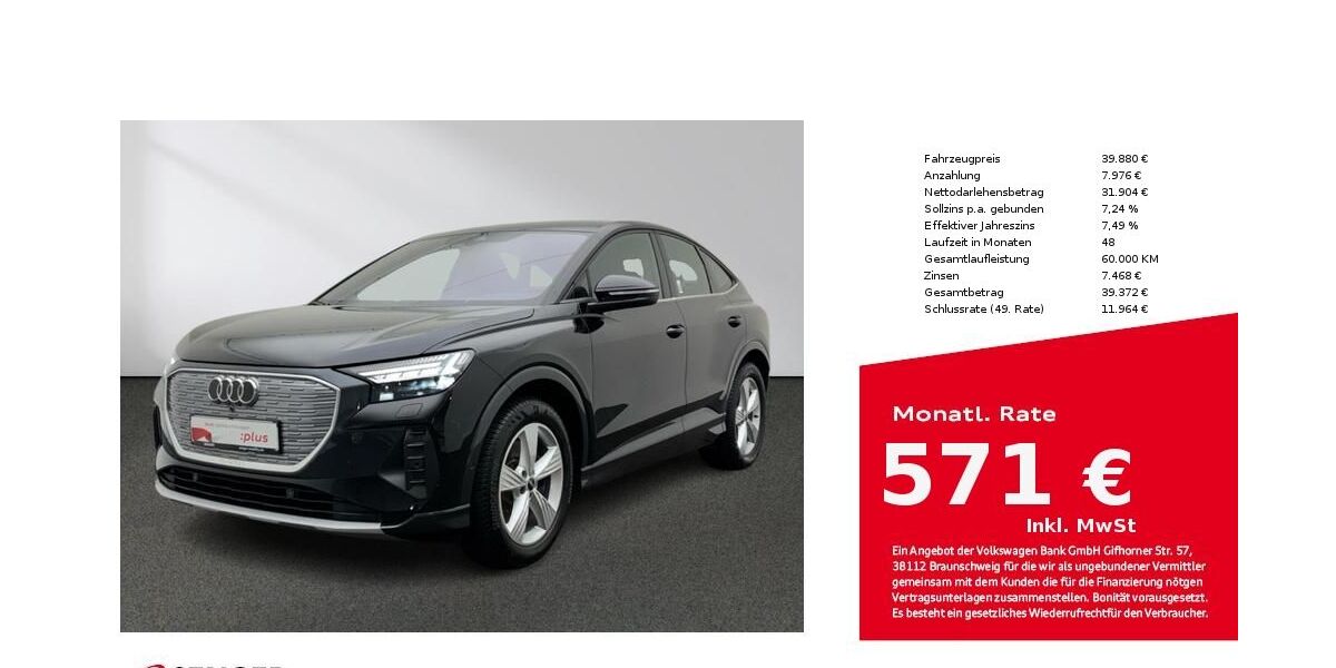 Audi Q4 e-tron 22.104 km 39.880 &euro; Münster 48153
