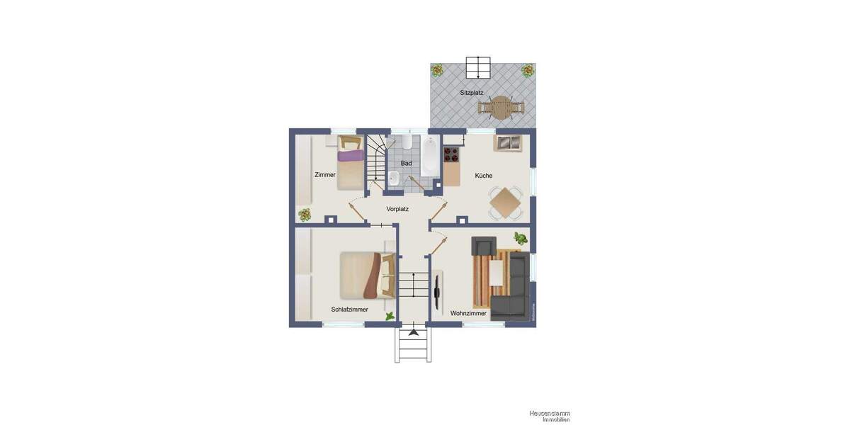Etagenwohnung Heusenstamm - 3 Zimmer, 70 m&sup2;, 445.000&euro; | Angebot:24782105