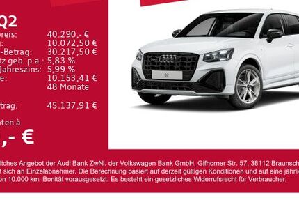 Audi Q2 6.900 km 40.290 &euro; Gersthofen 86368