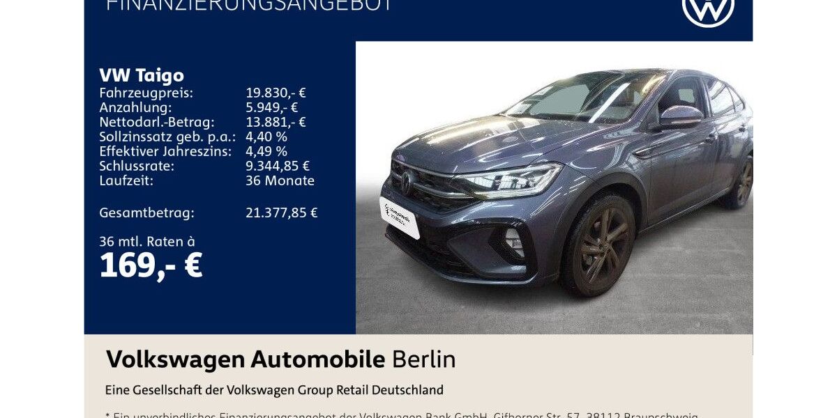 VW Taigo 12.977 km 19.830 &euro; Berlin 10587