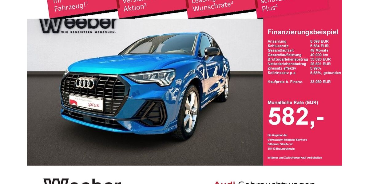 Audi Q3 54.015 km 33.879 &euro; Weil der Stadt 71263