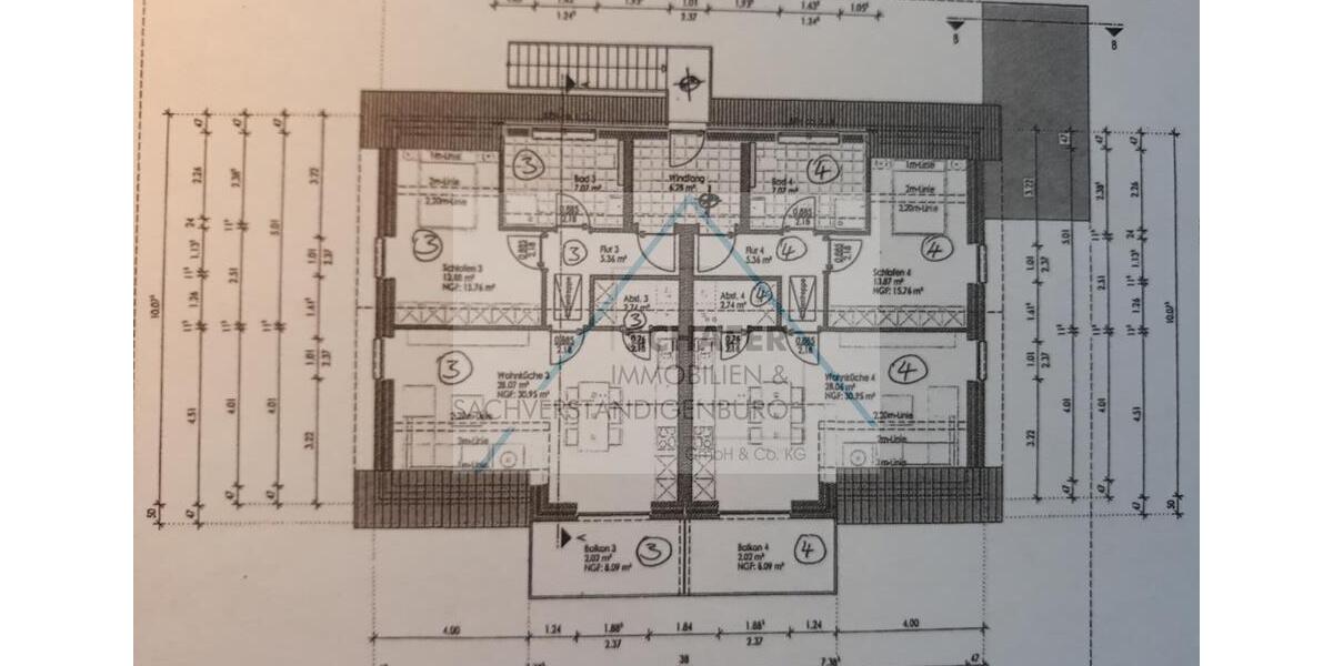 Etagenwohnung Twistringen - 2 Zimmer, 60 m&sup2;, 580&euro; | Angebot:26676400