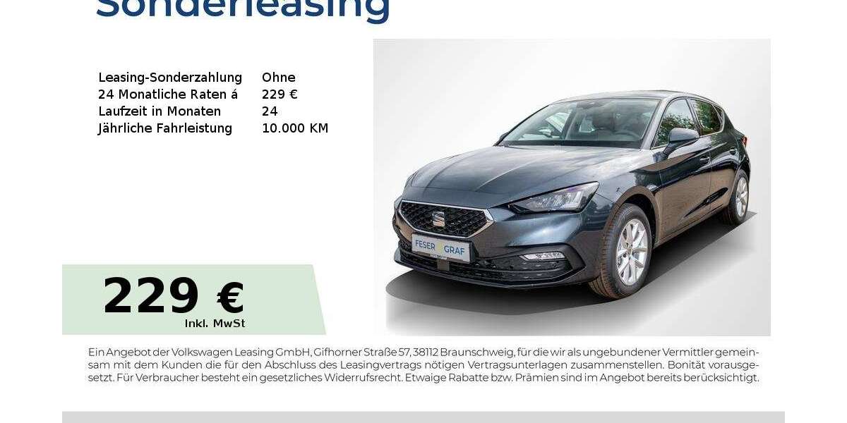 Seat Leon 2.500 km 28.380 &euro; Magdeburg 39118