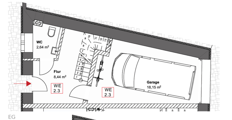 Moderne 2-Zimmer-Maisonettewohnung in Schrobenhausen 2 zimmer