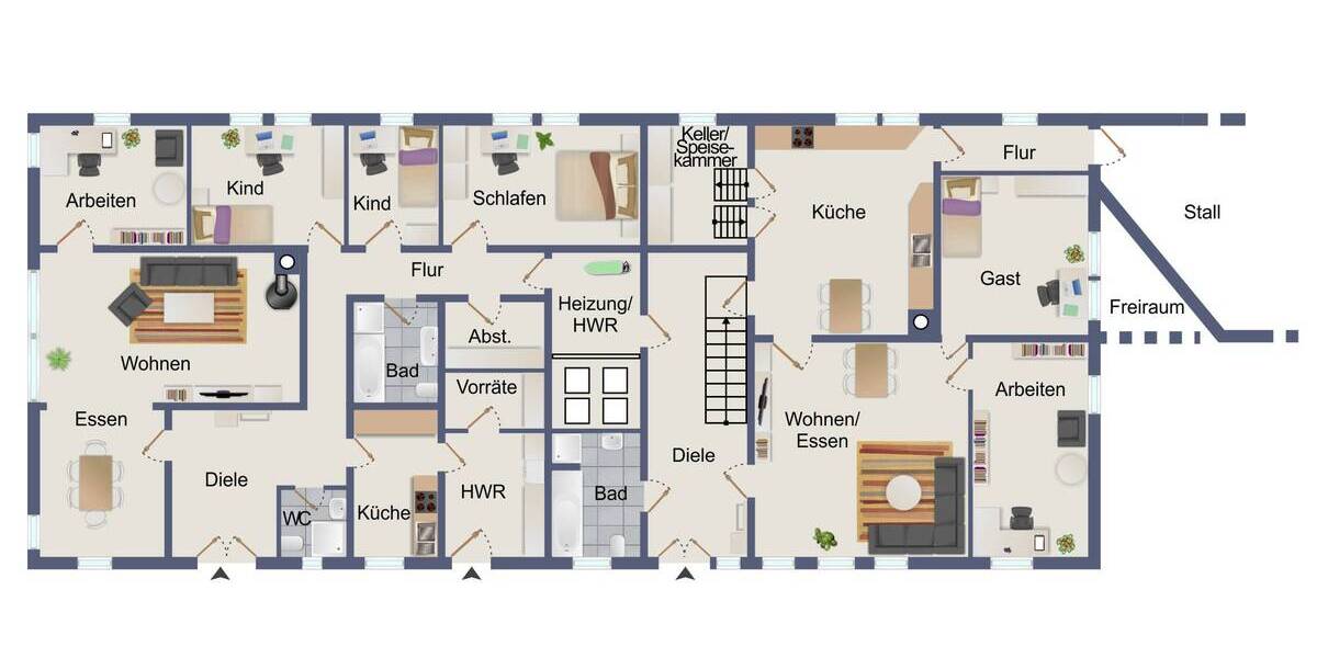 Mehrfamilienhaus, Wohnhaus Lüchow Ranzau - 1 Zimmer, 395 m&sup2;, 290.000&euro; | Angebot:25687223