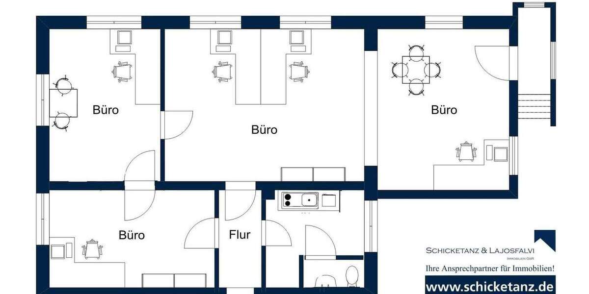 Gewerbeobjekt Borsdorf Panitzsch - 3 Zimmer, 665&euro; | Angebot:24390914