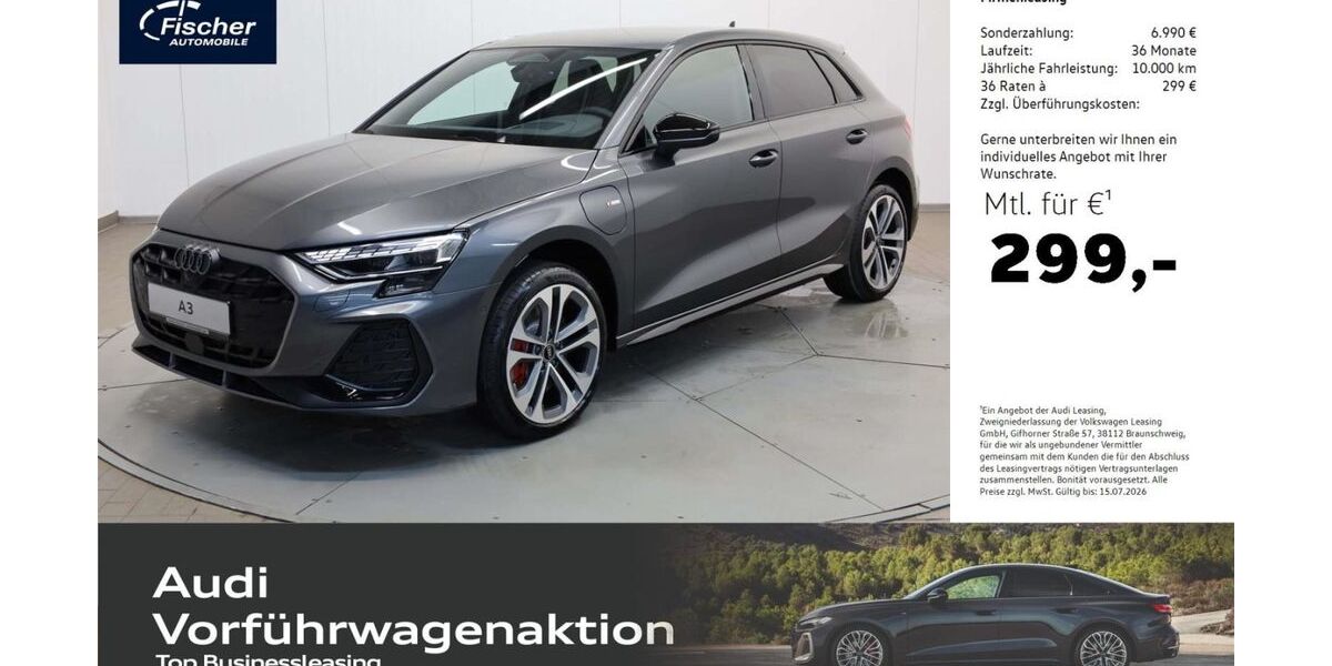 Audi A3 3.000 km 47.980 &euro; Ursensollen 92289