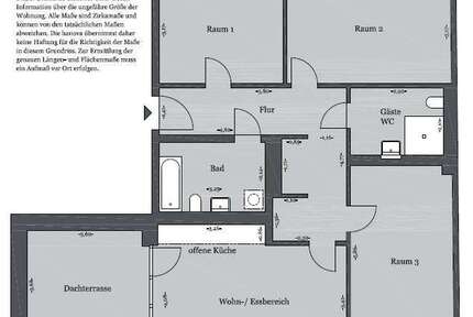 Wohnung zum Mieten in Hannover 1.206,84 € 100.57 m²