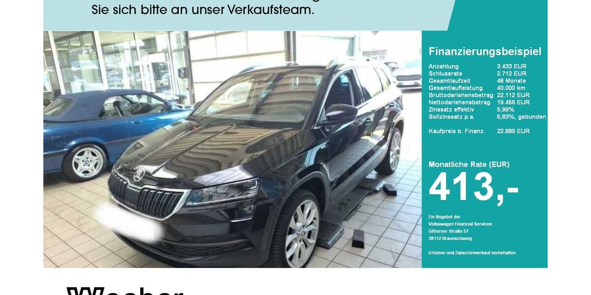 Skoda Karoq 65.111 km 22.779 &euro; Weil der Stadt 71263
