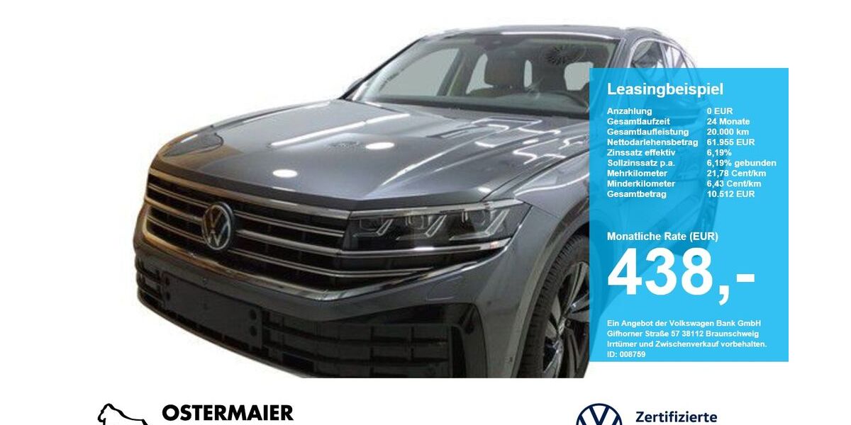 VW Touareg 6.050 km 61.955 &euro; Mühldorf am Inn 84453