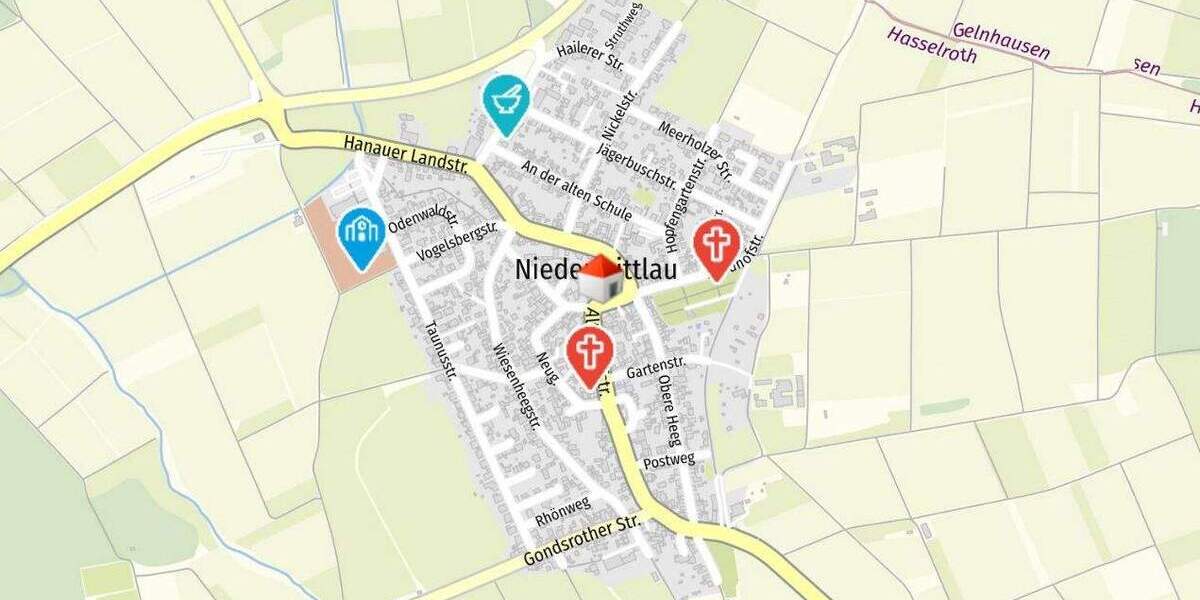 Mehrfamilienhaus, Wohnhaus Hasselroth Niedermittlau - 2 Zimmer, 307 m&sup2;, 385.000&euro; | Angebot:25699003