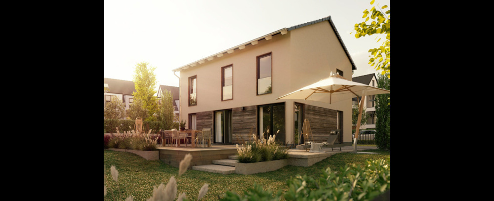 Garten und Garage sind schon fertig - nur noch Dein Traumhaus fehlt.