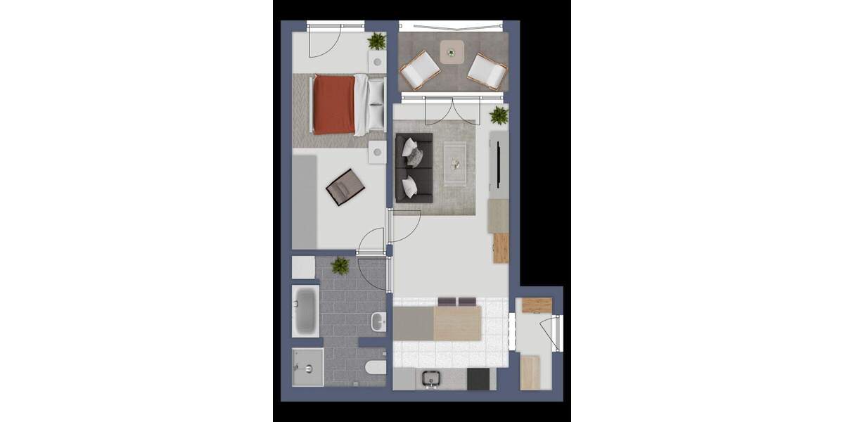 Etagenwohnung Stuttgart Stuttgart-Nord Nord - 2 Zimmer, 70 m&sup2;, 1.450&euro; | Angebot:24875021